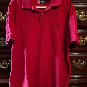 Chaps Men’s Red Polo Shirt, Size Large